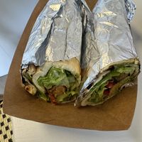 Naan wrap  at Greenhaus Eatery in San Diego