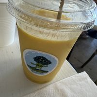 Vegan mango lassi   at Greenhaus Eatery in San Diego
