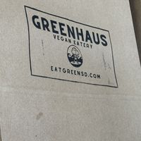 Logo   at Greenhaus Eatery in San Diego