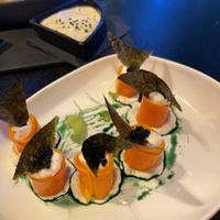 Vegan smoked salmon   at Chez Kessler in Barcelona