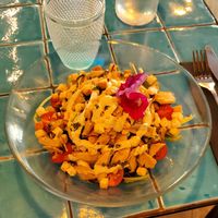 Caesar salad at Chez Kessler in Barcelona