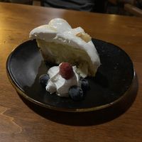 Lemon cheesecake   at Chez Kessler in Barcelona