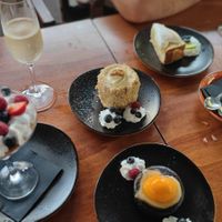 Desserts  at Chez Kessler in Barcelona