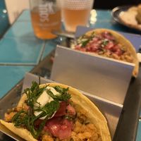 tacos de legumbres  at Chez Kessler in Barcelona