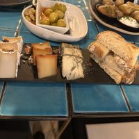 Cheese plate  at Chez Kessler in Barcelona