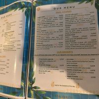 Full menu in English  at Chez Kessler in Barcelona
