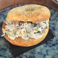 Tuna Bagel  at Chez Kessler in Barcelona