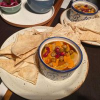 Hummus, babaganush at Horticulture in Newcastle Upon Tyne