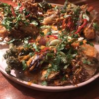 Vegan tempura (3 portions on 1 plate), delicious  at Horticulture in Newcastle Upon Tyne