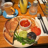 Vegan breakfast and added creamy avocado for extra cost   at Horticulture in Newcastle Upon Tyne