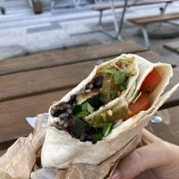 Very filling and yummy burrito at Max & Benito - Wien Mitte in Vienna