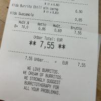 bill  at Max & Benito - Wien Mitte in Vienna