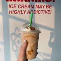 Vegan biscoff shake at iFreeze Creamery - 15 Mile in Royal Oak