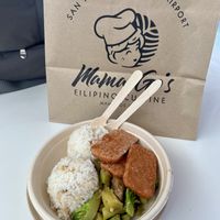 Vegan bowl  at SFO - Mama Go's Filipino Cuisine - T1 in South San Francisco