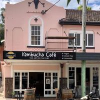 The front of the cafe at Kombucha Cafe in Murwillumbah