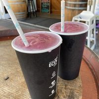berry smoothie  at Kombucha Cafe in Murwillumbah