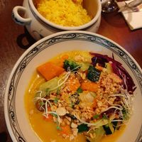 Gelbes Curry.  Ein Traum at Well Being in Cologne