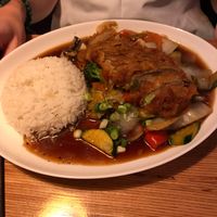 Vegan duck at Well Being in Cologne