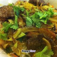 Big bowl Noodle Salad at Well Being in Cologne