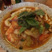 Number 91 of the menu ('Shrimps') at Well Being in Cologne