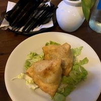 samosas! so good  at Guru Ganesh in Bergamo
