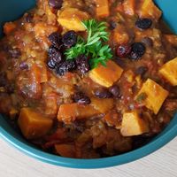 Vegan Jamaican "jerk" curry at Frooteria in Munich