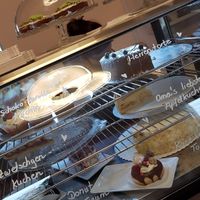 Non-vegan cakes at Seecafé in Goeppingen