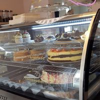 Cake selection at Seecafé in Goeppingen