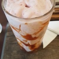 Simply Straw: Banana, Coconut Milk, Almond Milk, Strawberry at Zeroism - Vegan Café & bakery in Ho Chi Minh City