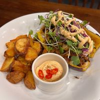 Stuff sweet potato at Zeroism - Vegan Café & bakery in Ho Chi Minh City