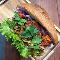 Sourdough Banh mi - aweeeesome at Zeroism - Vegan Café & bakery in Ho Chi Minh City