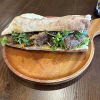 Banh mi with tempeh  at Zeroism - Vegan Café & bakery in Ho Chi Minh City