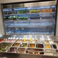 the salad bar at Leo & Agnus Salad in Busan