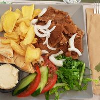Vegan Gyros at 3 Spoons in Kos