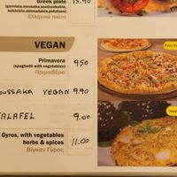 Kleine Vegane Karte - kleine Preise 😀 at 3 Spoons in Kos