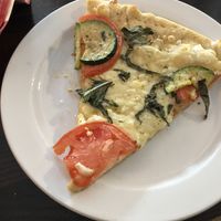tomato zucchini basil with daiya cheese  at Pi Pizzeria - Central West End in St Louis