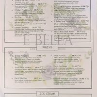 New menu now launched September 2022 at E Bella in Clitheroe