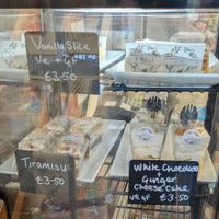 Vegan cakes at E Bella in Clitheroe