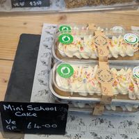 Vegan cakes at E Bella in Clitheroe