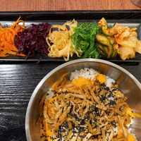 Vegan bibimbap with tofu.  at Keemchi  in Stockholm