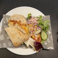 Hunters ‘chicken’ 😋  at Bird & Bean in Frinton-on-sea