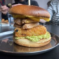 Vegan bird bap  at Bird & Bean in Frinton-on-sea
