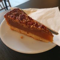 Pecan pie at Bird & Bean in Frinton-on-sea