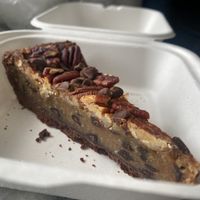 Really good pecan pie   at Bird & Bean in Frinton-on-sea