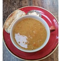 Lentil & Carrot Soup. at St Mocha in Balmaha