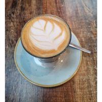 Caramel Oat Latte. at St Mocha in Balmaha