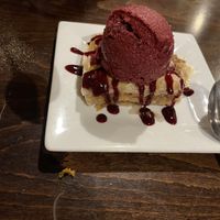 Vegan Baklava with Sorbet  at One Twenty Six & Moonrakers in Iowa City