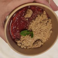 Panna cotta à la truffe at Lipopette in Lyon