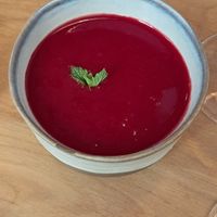 Panna cotta framboise at Lipopette in Lyon