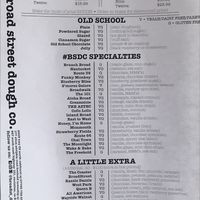 This many choices?! at Broad Street Dough Co in Encinitas